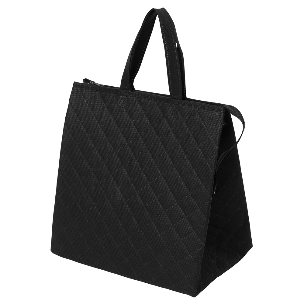 保冷バッグ カラークールキルトバッグ中:黒のメイン画像